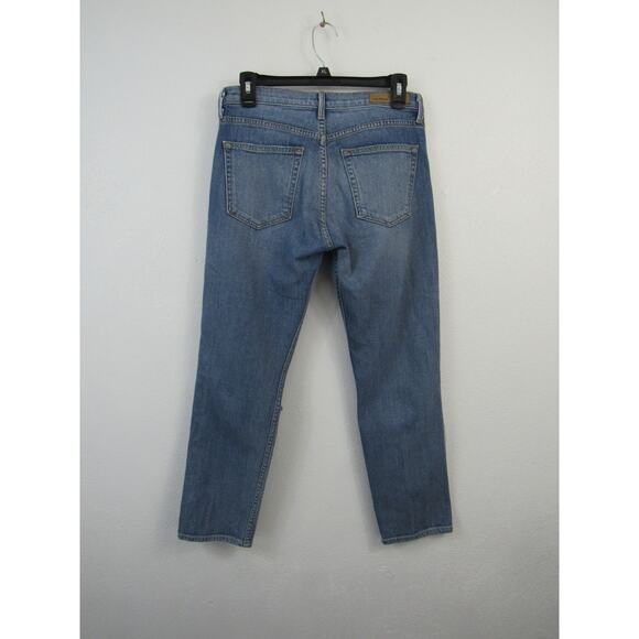 Grlfrnd Naomi High-Rise Jean Size 29 I Will Survive Light Blue Denim Petite - Picture 9 of 9